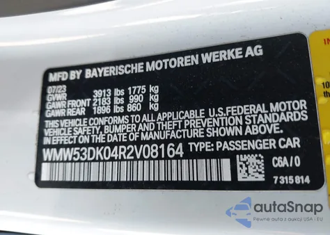 2024 Mini Hardtop Cooper S z USA, uszkodzony, nr VIN WMW53DK04R2V08164
